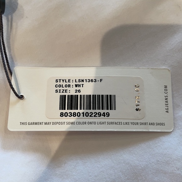 AG white jeans - Picture 5 of 9